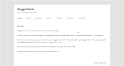 Desktop Screenshot of bragge-vainio.fi